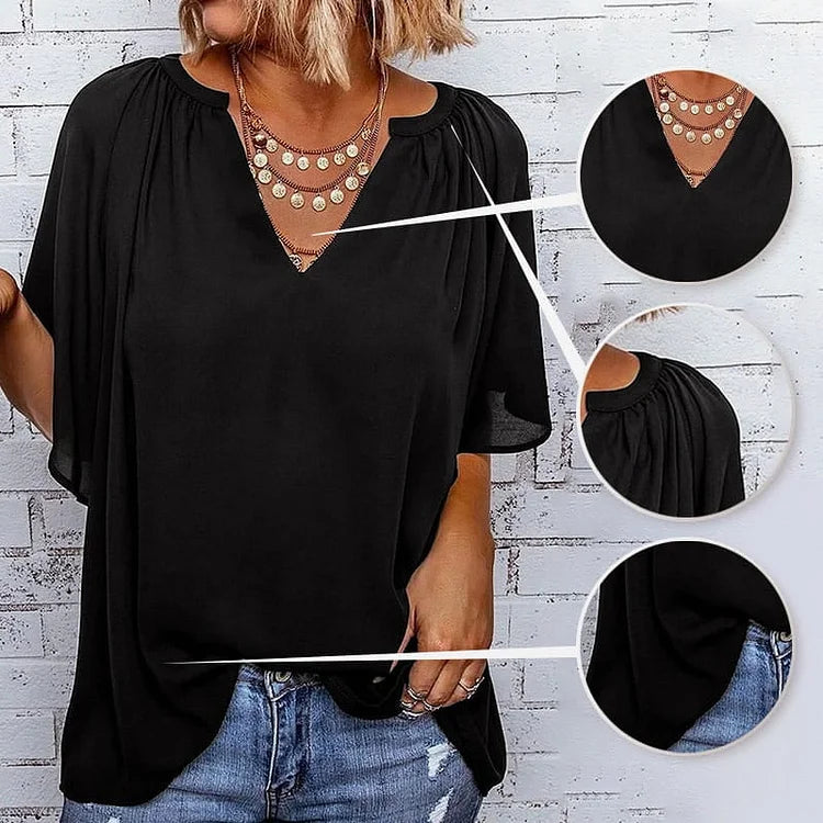 Vanessa Capelli™ Letní dámský top s netopýřími rukávy