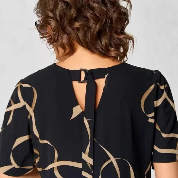 Viola Andriano™ Elegantní midi šaty s volným střihem