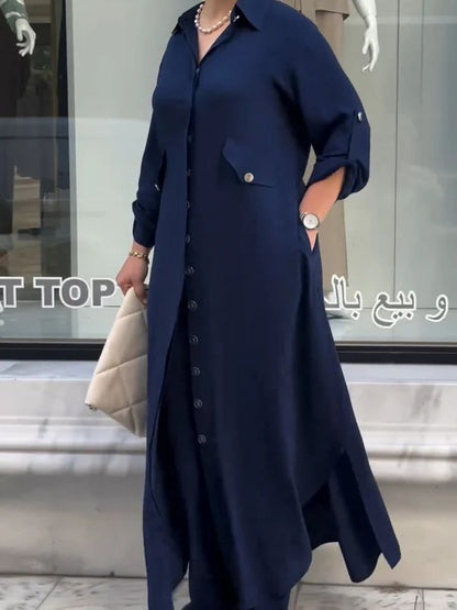 Angela Tripoli™ Dvoudílná sada šatů a kalhot s širokými nohavicemi