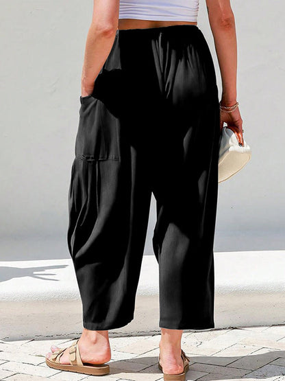 Ave Aversa™ Dámské kalhoty s širokými nohavicemi a kapsami