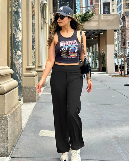 Aza Buffo™ Volné elegantní kalhoty