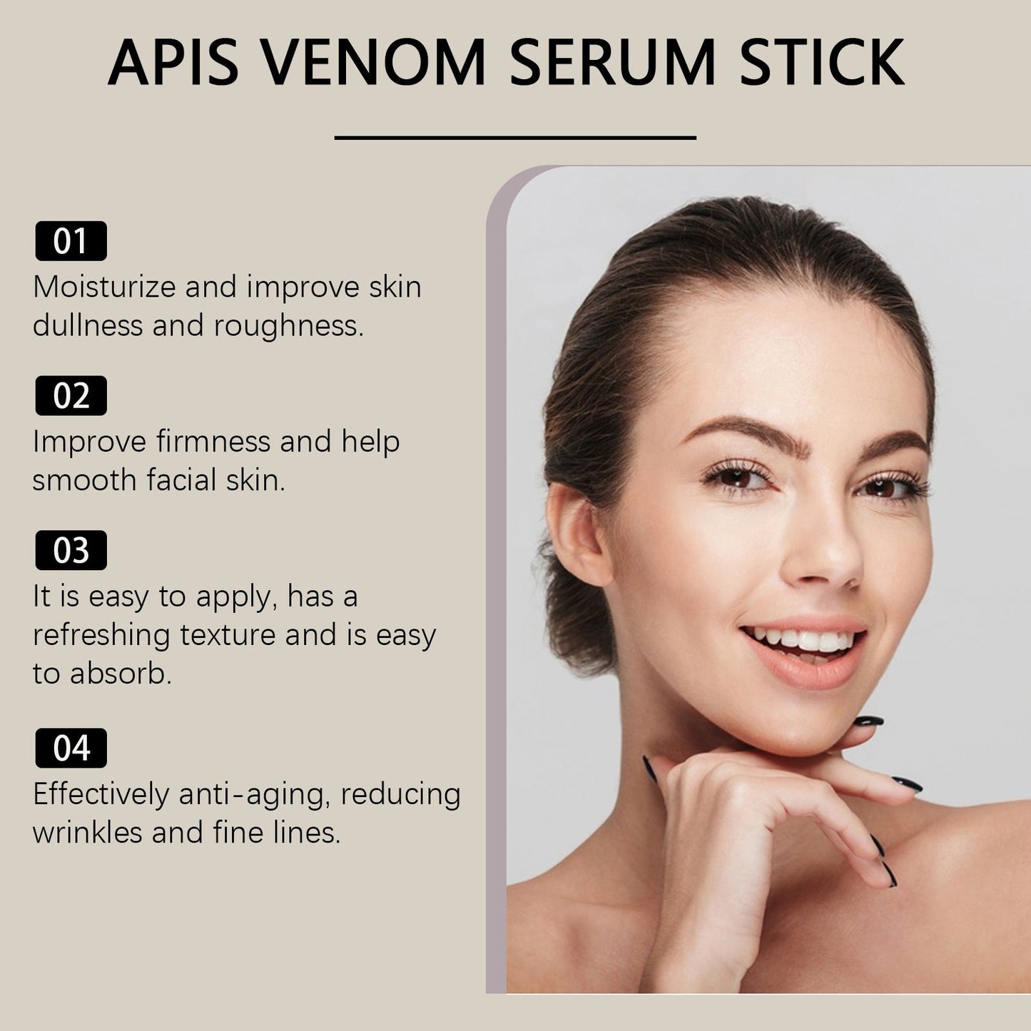 BeeGlow™ Sérum v tyčince s včelím jedem