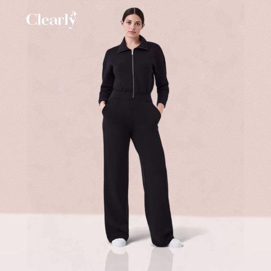 Aza Rotunda™ Elastický overal s širokými nohavicemi