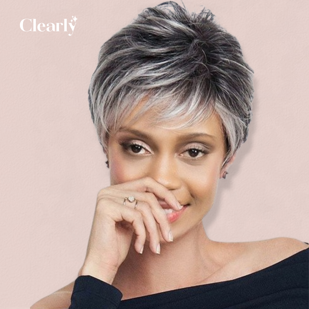 GlamTop™ Krátké dámské vlasy s ofinou