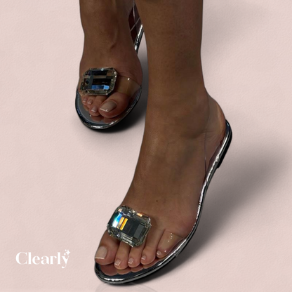 Maura Bello™ Dámské sandály s kulatou špičkou a kamínky