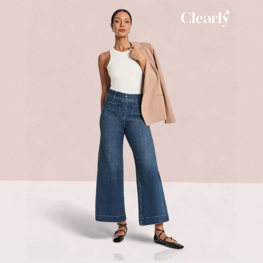 Ombretta Cotta™ Dámské džíny s širokými nohavicemi