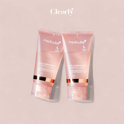 GlowVive™ Kolagenová noční zábalová maska