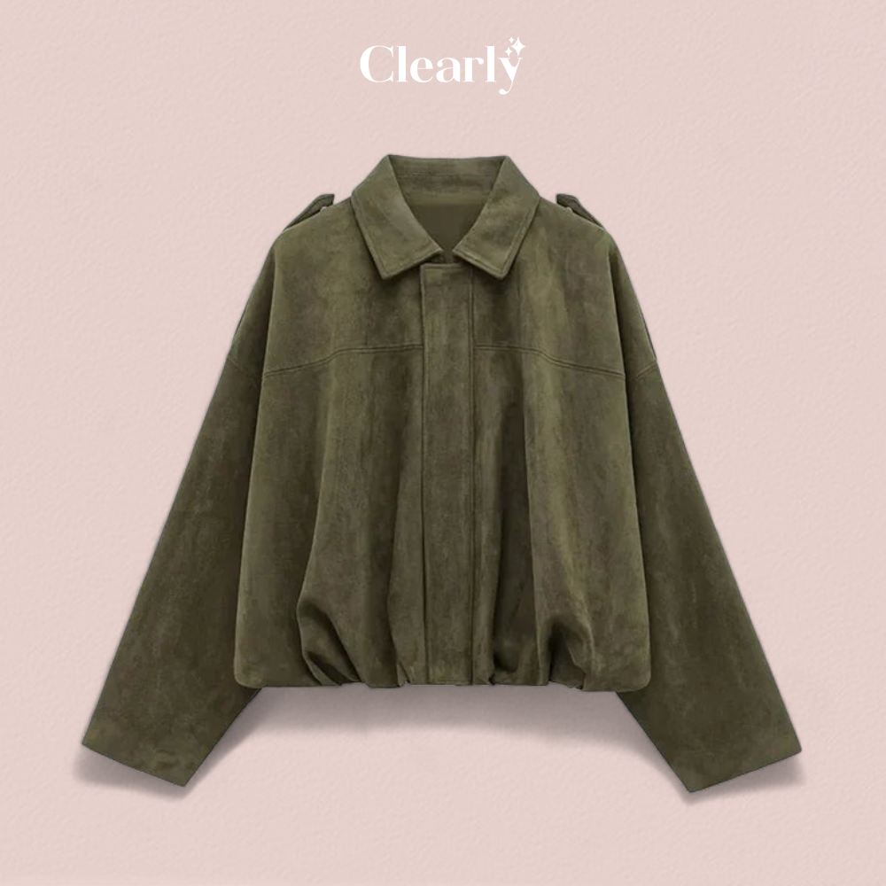 Galatea Martone™ Oversized semišová bunda