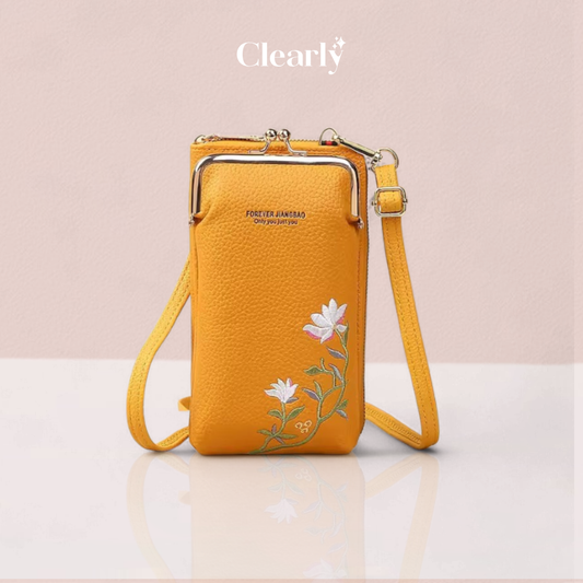 Forever Jiangbao™ Dámská peněženka přes rameno s držákem na mobil