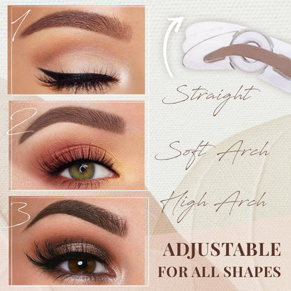 BrowZilla+™️ Sada nastavitelných razítek na obočí