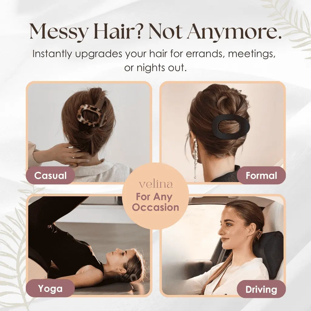 Clixure™ Sada 4 plochých pohodlných spon