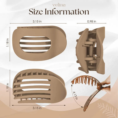 Clixure™ Sada 4 plochých pohodlných spon