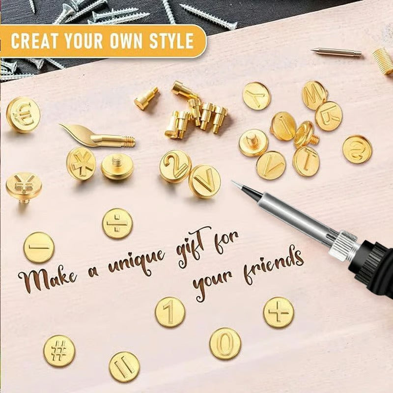 CopaFont™ Sada pro vypalování / řezbářství do dřeva pro kutily