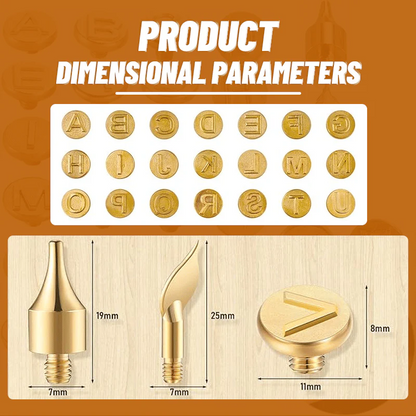 CopaFont™ Sada pro vypalování / řezbářství do dřeva pro kutily