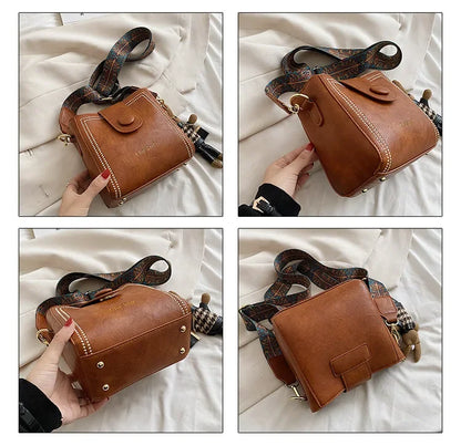 Dulina Rosa™ Vintage módní taška s nastavitelným popruhem