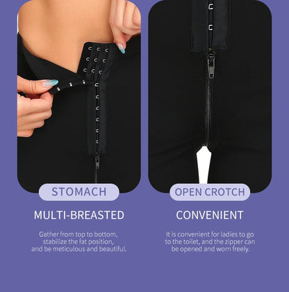 Gaia Nocera™ Tvarovací oblečení se zipem a zvýrazněným zadečkem