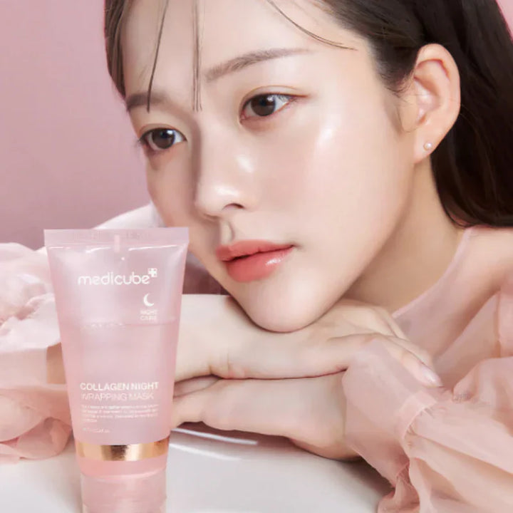 GlowVive™ Kolagenová noční zábalová maska