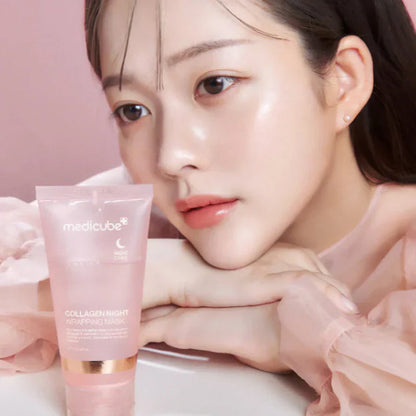 GlowVive™ Kolagenová noční zábalová maska