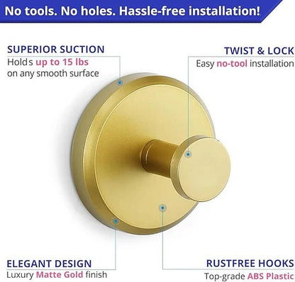 GripPro™ Vylepšené háčky s přísavkou