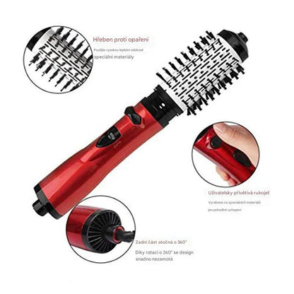 Hair Glam™️ 3 v 1 rotační kartáč, styler a vysoušeč vlasů