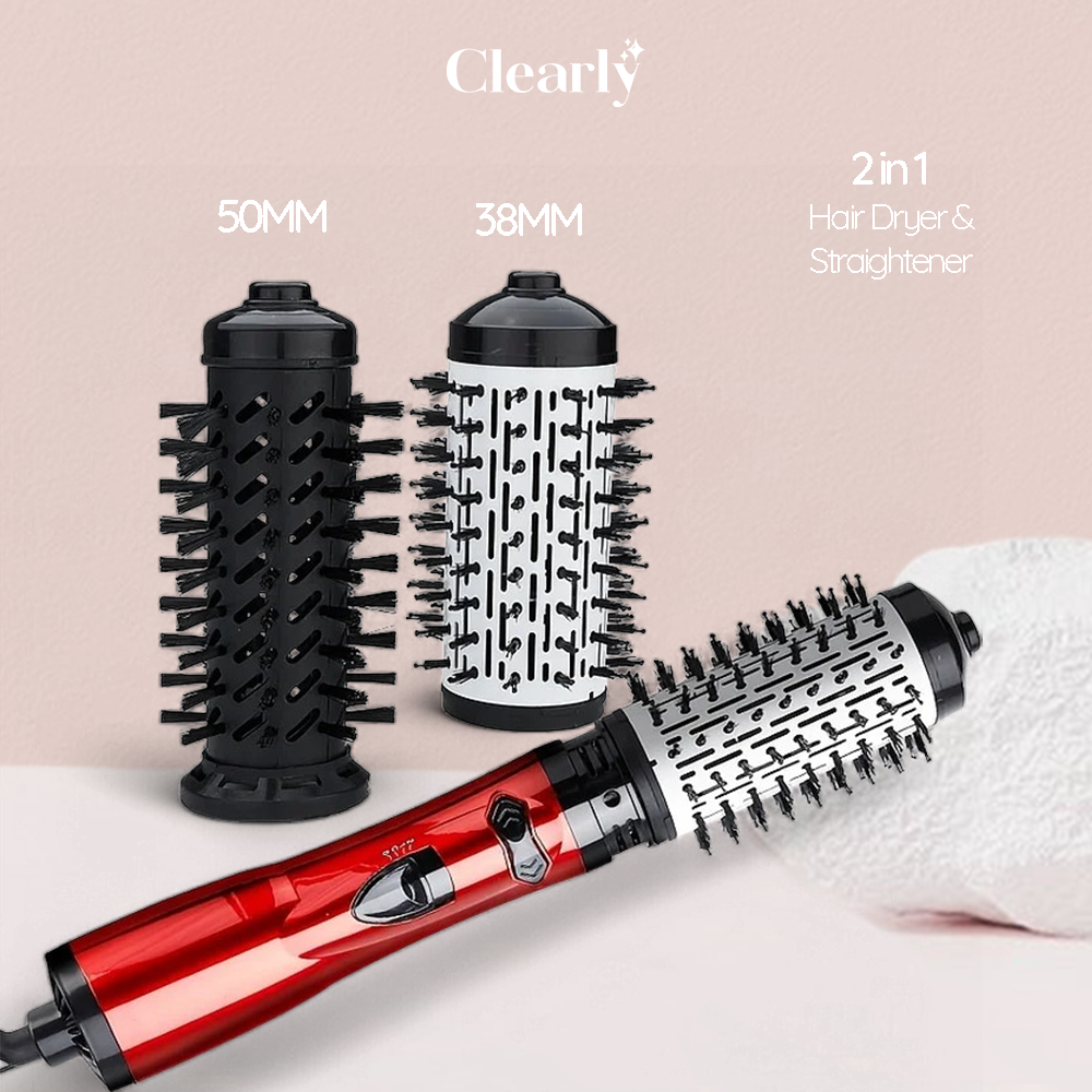 Hair Glam™️ 3 v 1 rotační kartáč, styler a vysoušeč vlasů