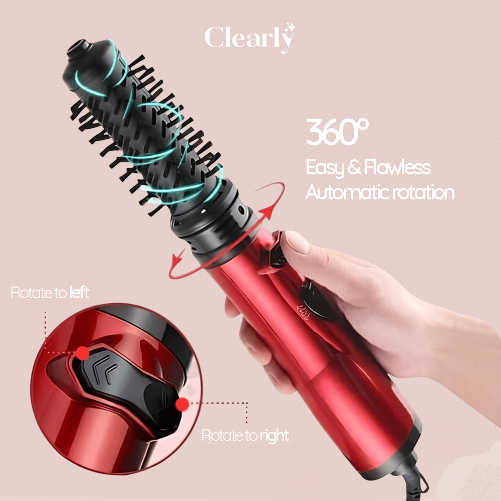 Hair Glam™️ 3 v 1 rotační kartáč, styler a vysoušeč vlasů