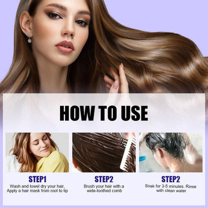 KeraGlow™ Keratinová fialová maska na vlasy