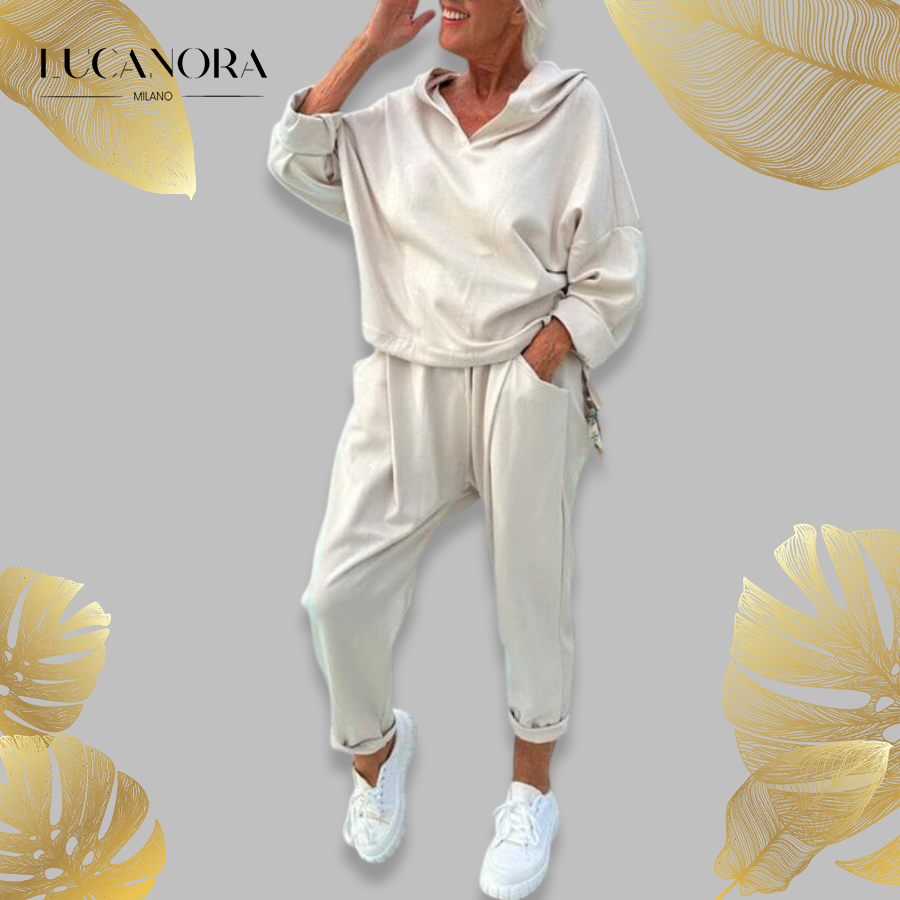 Leontina Bertozzi™ Dámská dvoudílná mikinová souprava