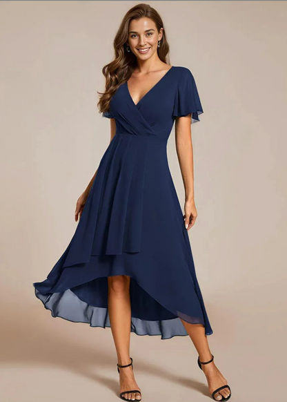 Linda Richardi™ Midi šaty s volánky