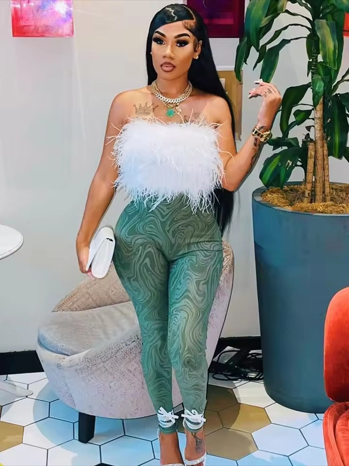 Olga Tella™ Módní nadýchaný top