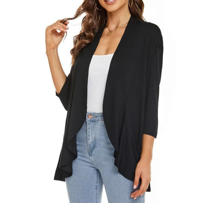 Olivia Paletta™ Pohodlný cardigan s volány