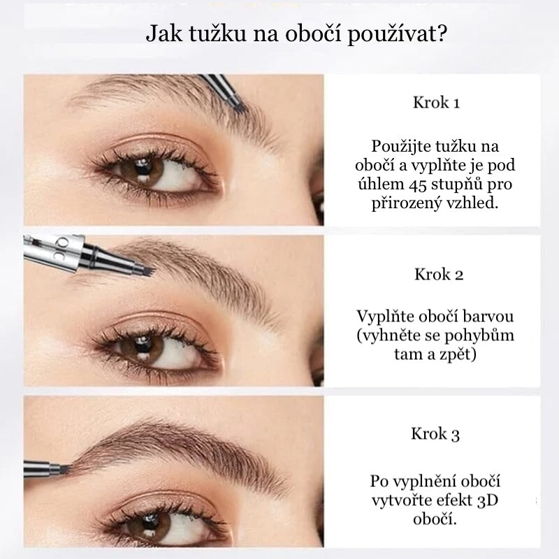 QIC Eyebrow™️ 3D voděodolná tužka na obočí
