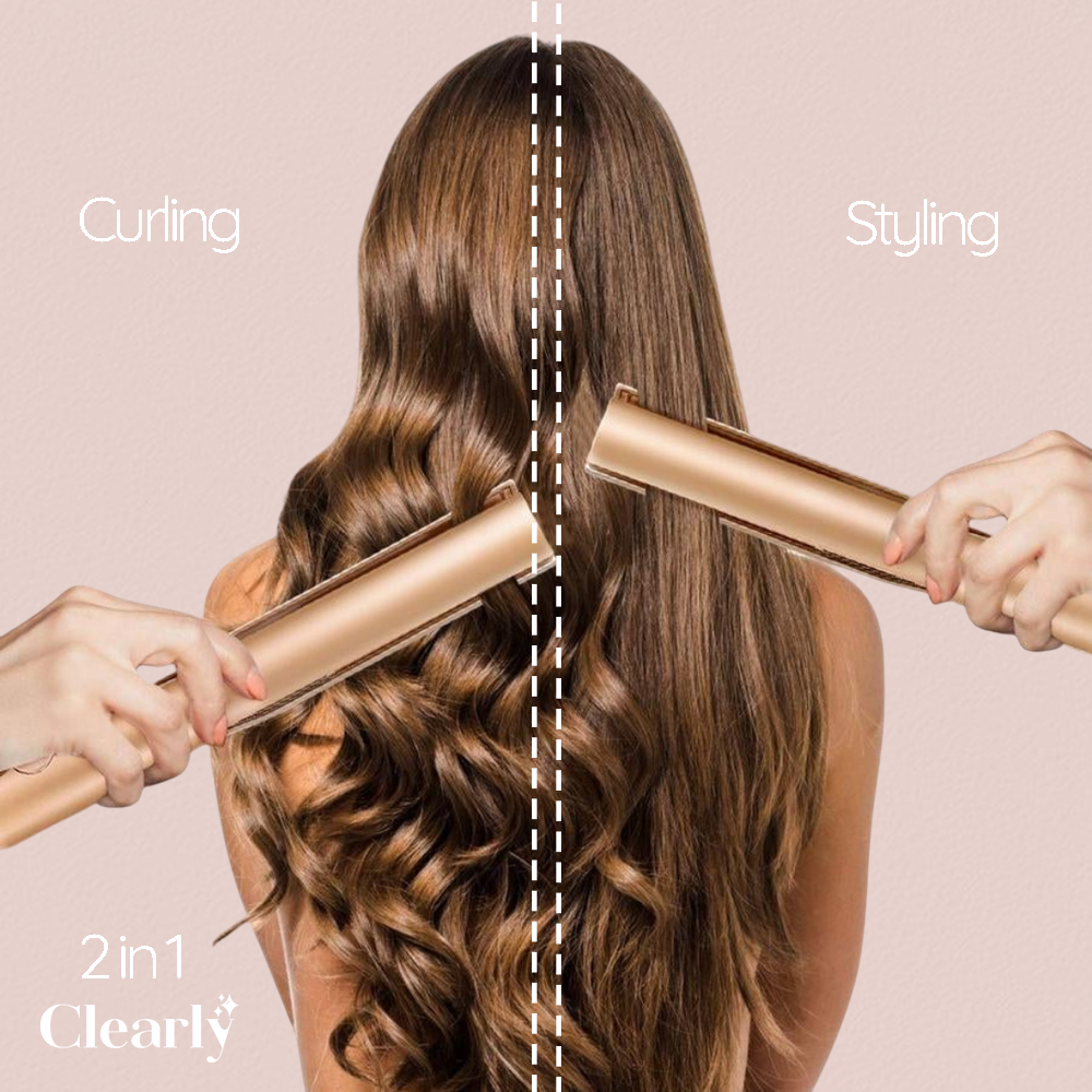 TwistLine™️ Kulma a žehlička na vlasy 2v1