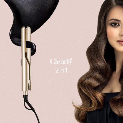 TwistLine™️ Kulma a žehlička na vlasy 2v1