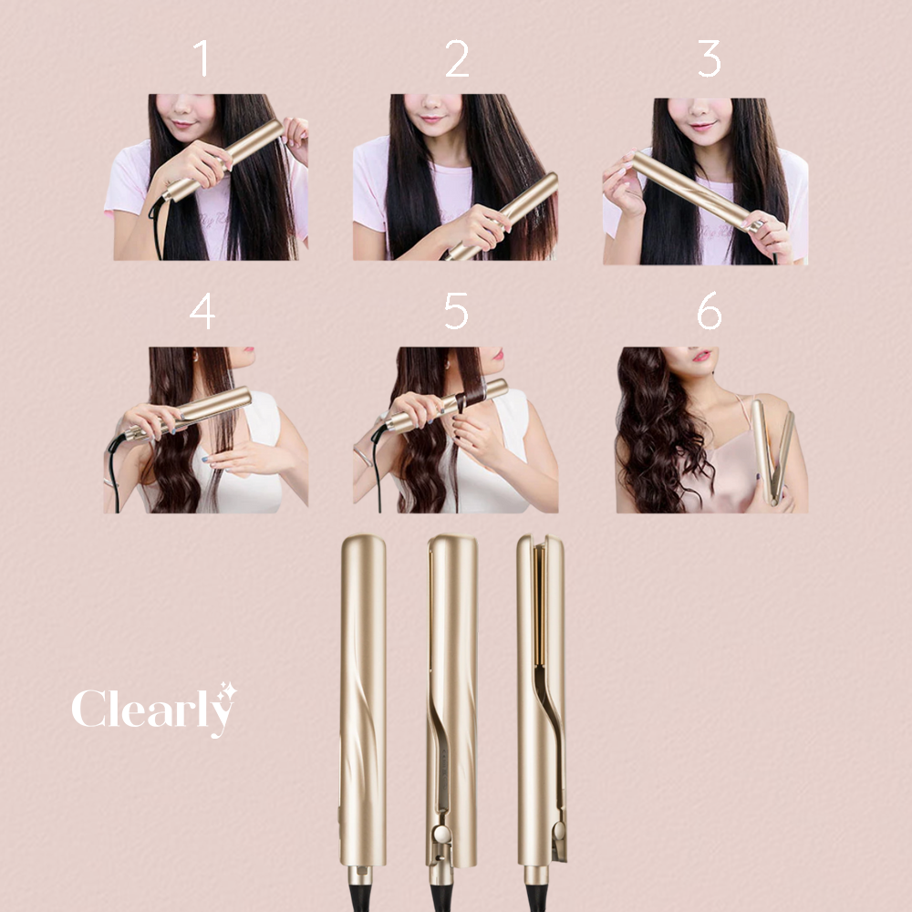 TwistLine™️ Kulma a žehlička na vlasy 2v1