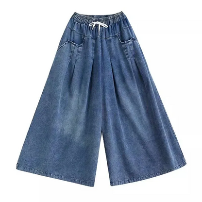 Zarina Zollo™ Vintage džíny s širokými nohavicemi