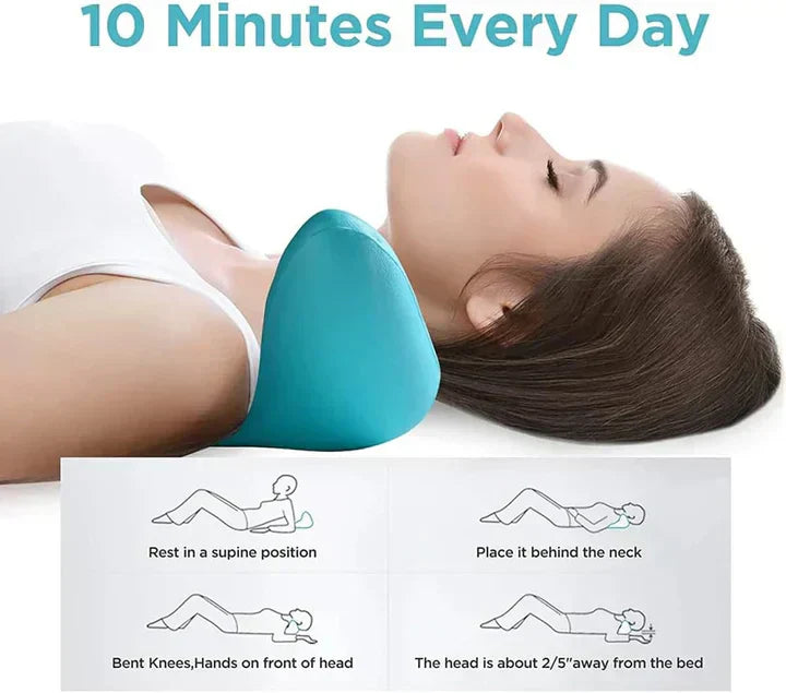 CerviCare™ Masážní polštář pro úlevu od bolesti krku